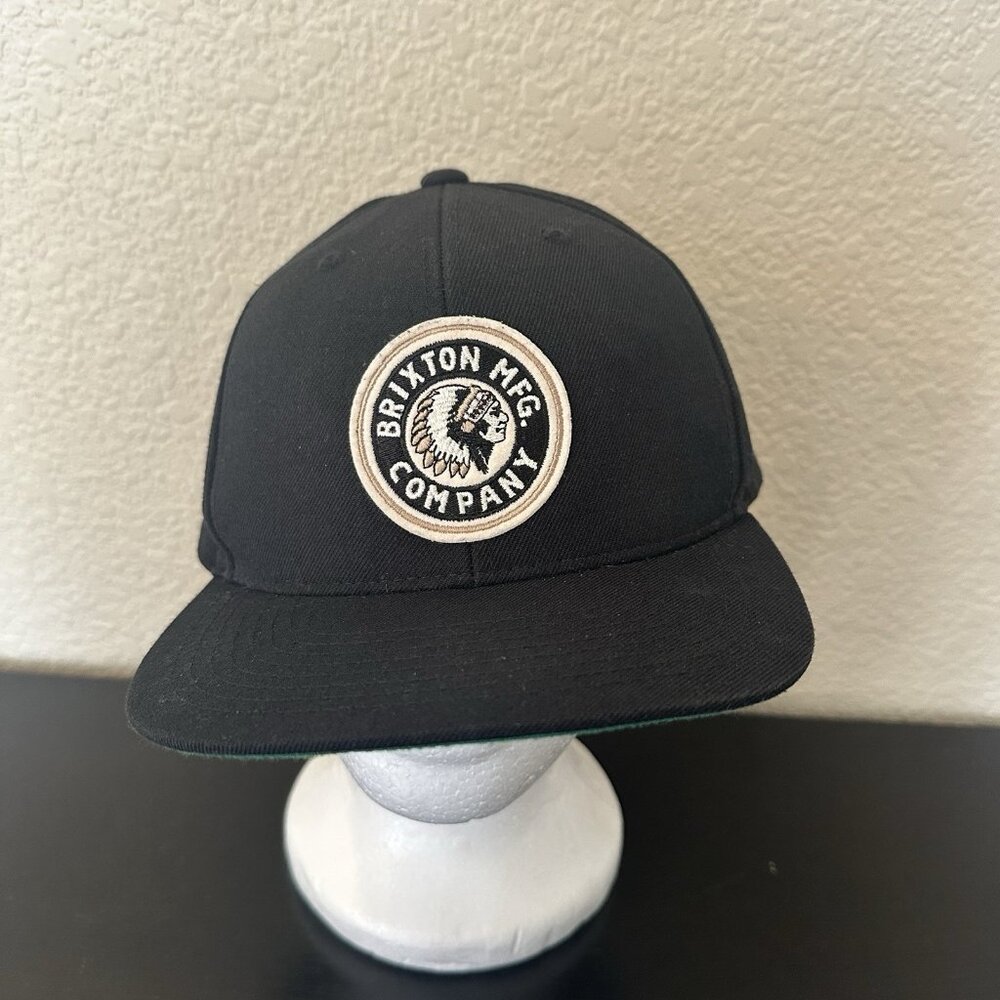 Brixton Men's Rival Medium Profile Adjustable Snapback Hat, One Size, Black